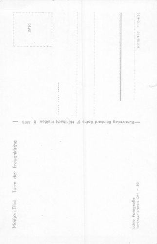 01662 Meissen Turm der Frauenkirche * 1956