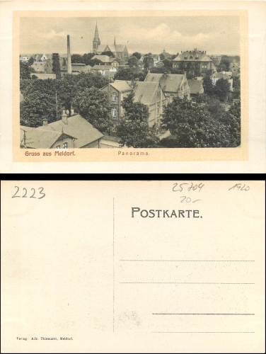 Meldorf Panorama * ca. 1920