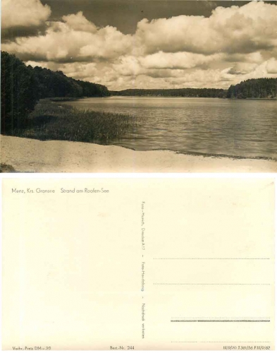 16775 Menz am Roofen See *1956 Hanich0244