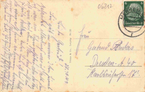 Merseburg Waterloobrücke o 1941