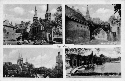 Merseburg Mehrbildkarte o 1941