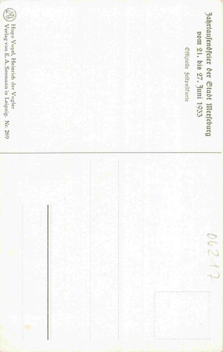 Merseburg Festpostkarte zur Jahrtausendfeier * 1933