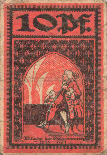 Merseburg emergency money note, circa 1920