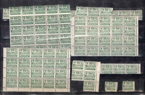 06217 Merseburg Discount Savings Association 20 Pfennig 1919