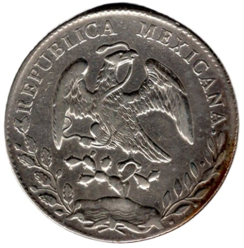 Mexico 8 Reales 1892 Mo AM
