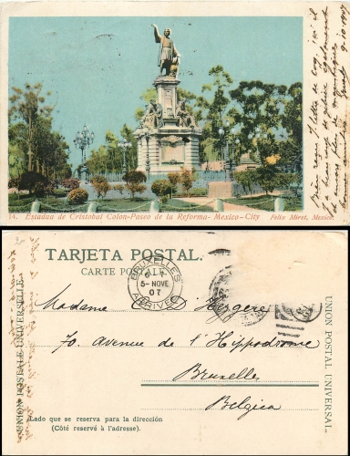 Mexico-City Estudua de Cristobal Colon-Paseo o 5.11.07