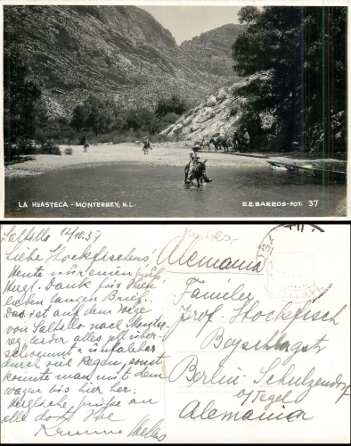 Mexiko Monterrey La Huasteca o 12.10.1937