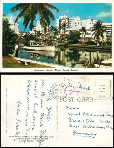 Miami Beach Florida Hotel Saxony o 6.1.1959