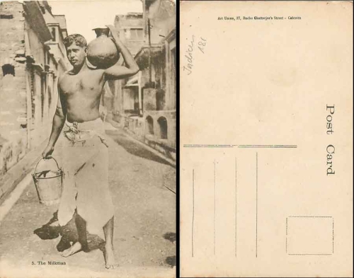 Milkman in India * ca.1910