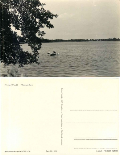 17252 Mirow Badestelle am Kloen *1962 Hanich0555