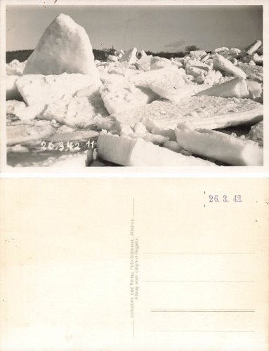 Misdroy Island of Wollin Pomerania Ice drift Miedzyzdroje * 26.3.1942