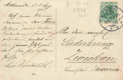 Mittweida Sachsen Technikum o 1911