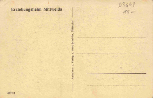 Mittweida Sachsen Erziehungsheim Burgsdorffhäuser * um 1930
