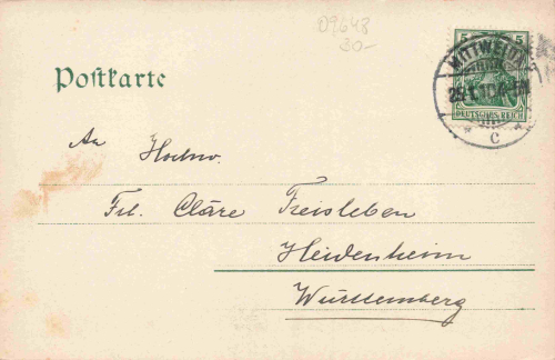 Mittweida Sachsen Elektrotechnikum o 1910