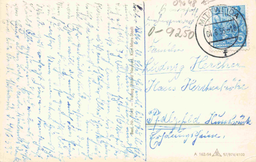 Mittweida Sachsen o 1955
