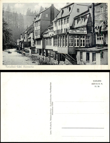 Monschau Hotel Alte Herrlichkeit *ca. 1940