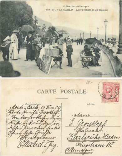 Monte-Carlo les Terrasses du Casino o 19.6.1909