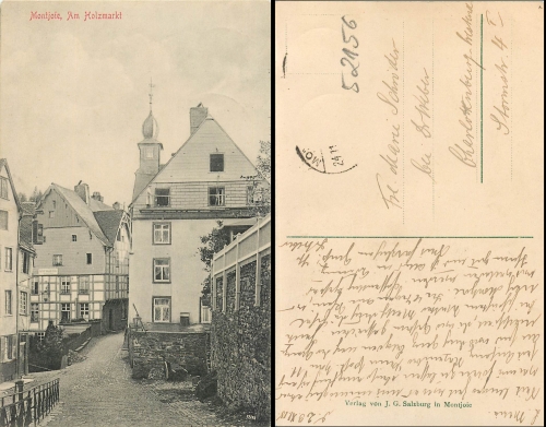 Montjoie Am Holzmarkt o 24.11.1915