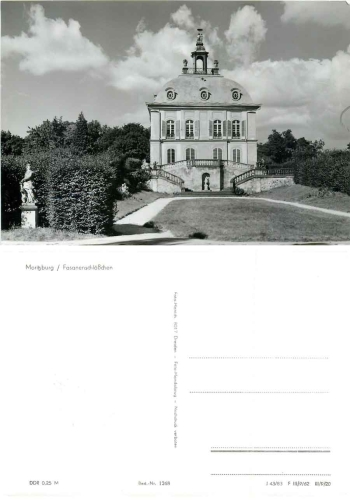 01468 Moritzburg Fasanenschlösschen *1983 Hanich1268