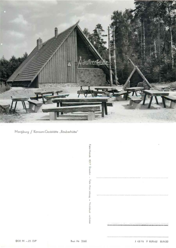 01468 Moritzburg Gaststätte Räuberhütte *1978 Hanich2116