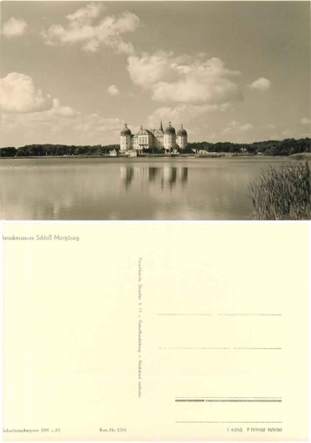 01468 Moritzburg Schloss *1965 Hanich1261