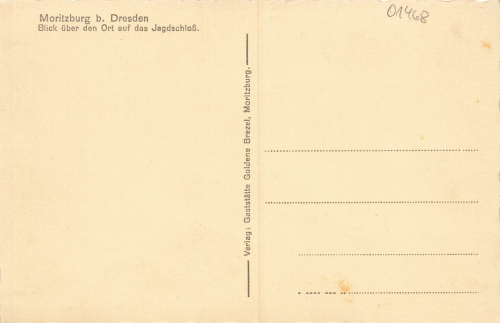 01468 Moritzburg Totalansicht * um 1930