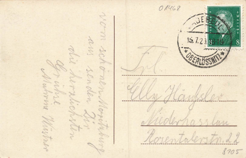 01468 Moritzburg Bahnhofstrasse 10 Erholungsheim für junge Mädchen o 1929