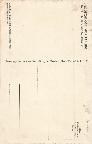 01468 Moritzburg Waldschaenke * um 1930