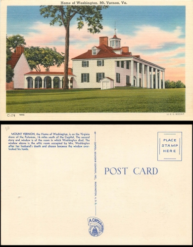 USA Virginia Mt. Vernon *ca.1940