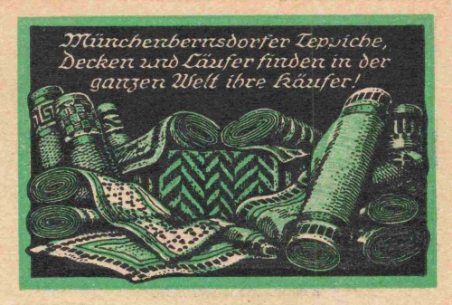 07589 Münchenbergsdorf Thüringen Notgeldschein um 1920