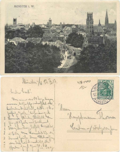 Muenster view of the city o 17.12.13