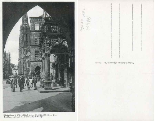 Munster Westfalen Rathausbogen * ca. 1940