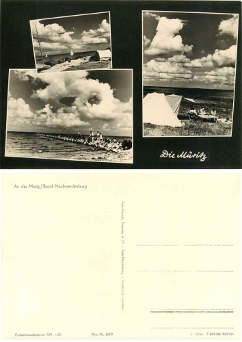 17248  Müritz Mehrbildkarte Camping *1964 Hanich1688