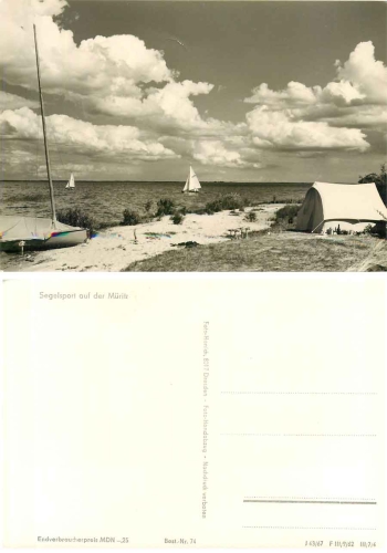 17192 Mueritz Sailing Sports Camping *1967 Hanich0074