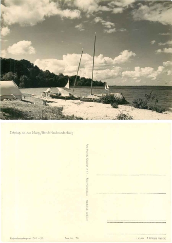 17192 Müritz Zeltplatz Camping *1964