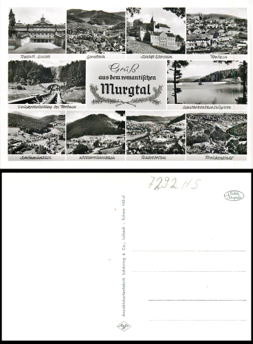 76593 Murgtal Forbach Schoenmuenzach *ca. 1950