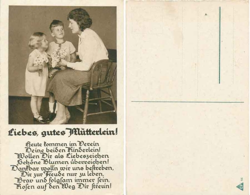 Mutter mit Kindern *ca. 1930