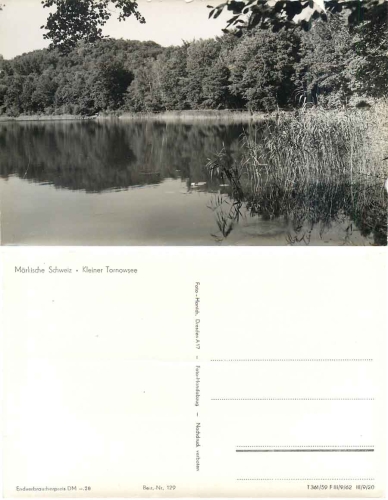 15864 Maerkische Schweiz kleiner Tornowsee *1958 Hanich0129