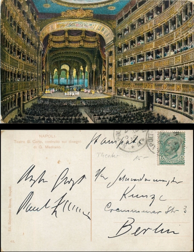 Napoli Teatro S. Carlo o ca. 1922
