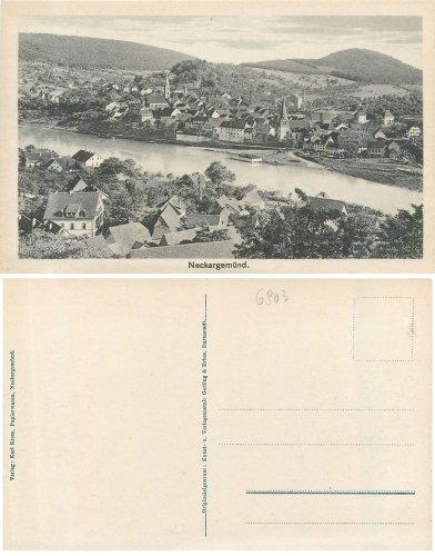 Neckargemünd Totalansicht *ca. 1910