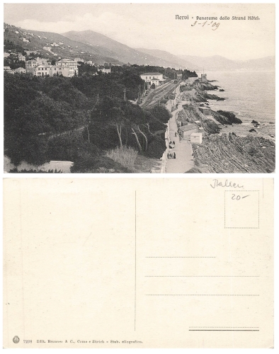 Nervi Panorma beim Strand-Hotel *ca. 1920