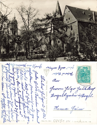 08491 Netzschkau Schloss o ca. 1958