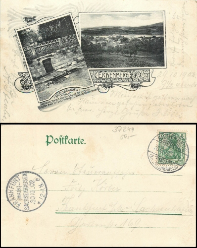 Neu Eichenberg Karlsbrunnen o 30.10.1902