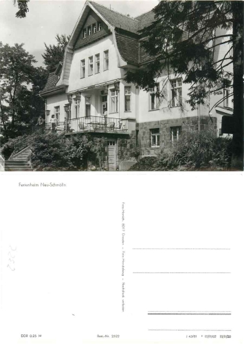 01877 Neuschmölln Putzkau Ferienheim *1981 Hanich2322