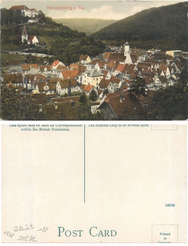 75305 Neuenburg Enz * ca. 1920