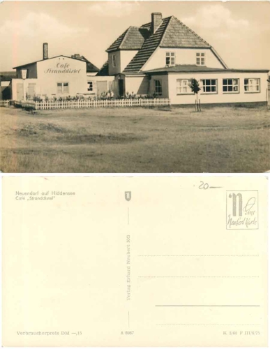 18565 Neuendorf Hiddensee Cafe "Standdistel" *ca.1960