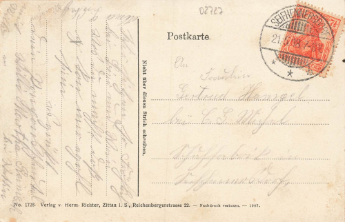 02727 Neugersdorf Niederlausitz Georgswalder Strasse o 1918