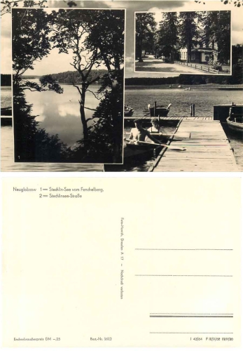 16775 Neuglobsow Mehrbildkarte Stechlinstrasse  *1964 Hanich1612