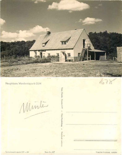 16775 Neuglobsow hiking base DJH youth hostel *1960
