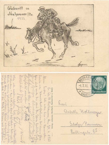 Neuhammer Queis cavalryman o July 1, 1933
